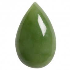 Pear Genuine Cabochon Jade Nephrite